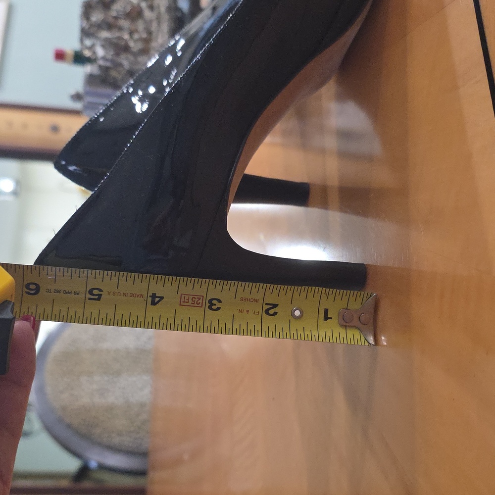 Stuart Weitzman Black Peep Toe Heels - Picture 4 of 4